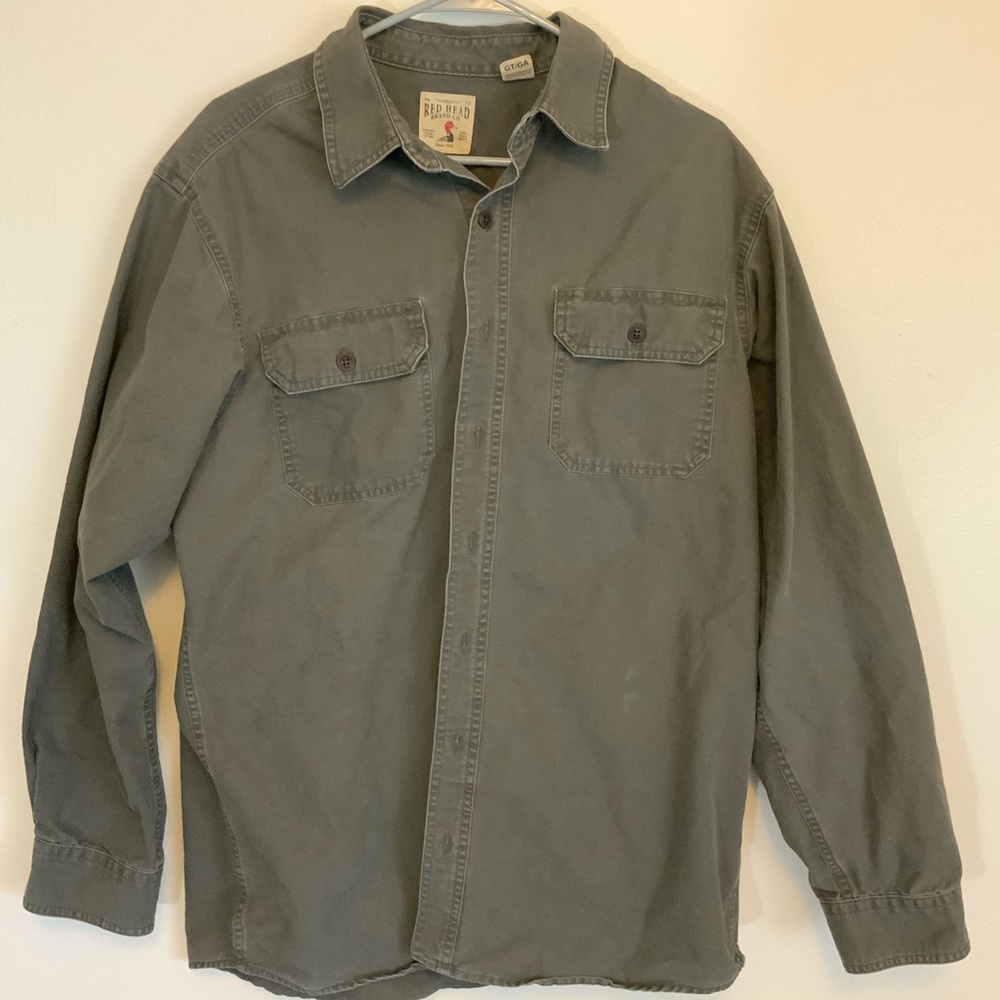 Red Head Brand Co. Men’s work shirt. Size L.